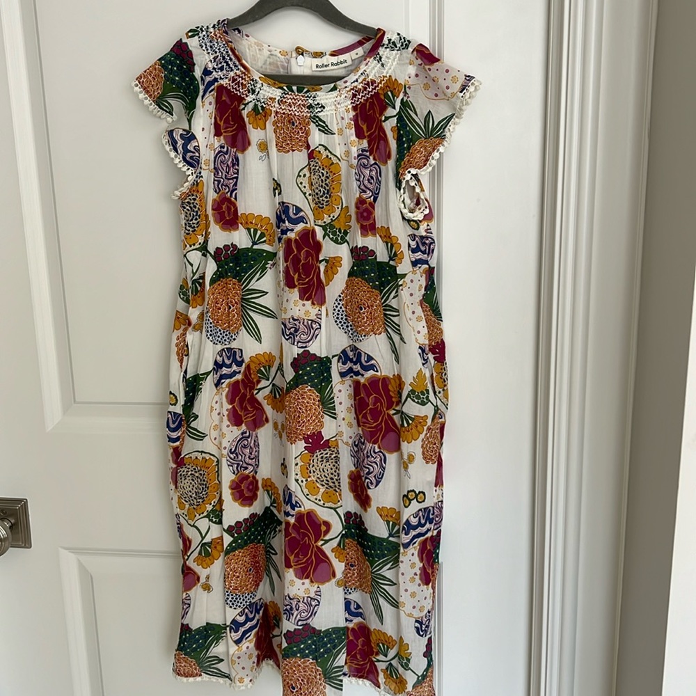 Vibrant colored roller rabbit dress